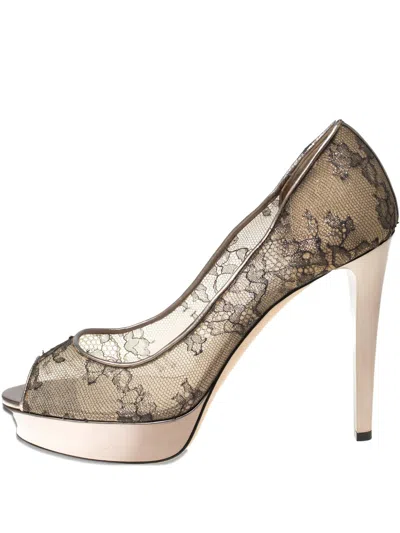 Pre-owned Jimmy Choo 120mm Dahlia Pumps