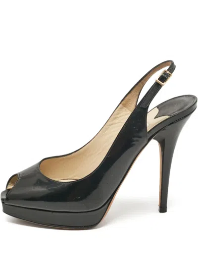 Pre-owned Jimmy Choo 120mm Leather Heeled Sandals