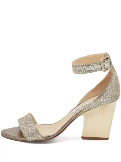Pre-owned Jimmy Choo 120mm Leather Heeled Sandals