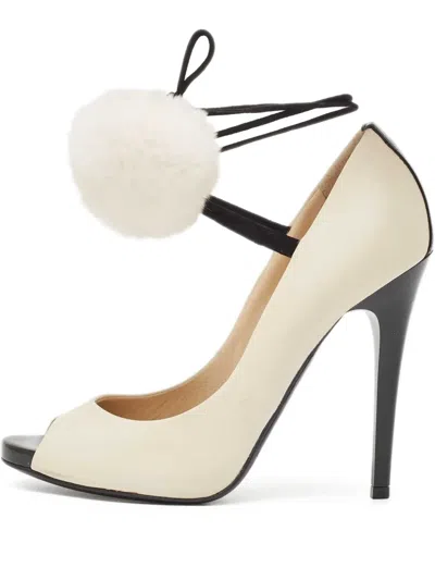 Pre-owned Jimmy Choo 120mm Pompom Pumps