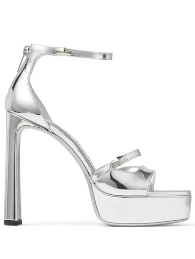 JIMMY CHOO 125MM CLARESSA SANDALS