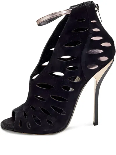 Pre-owned Jimmy Choo 125mm Cut-out Ankle Boots