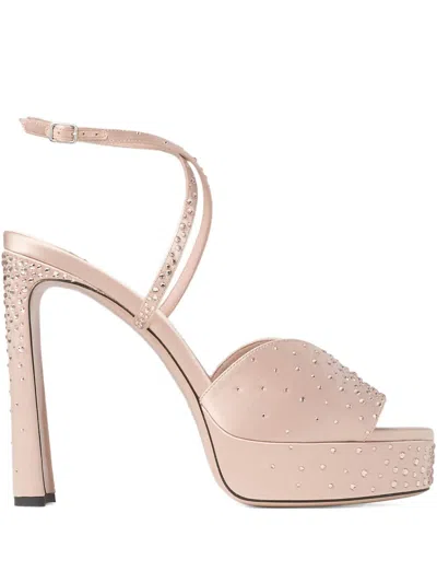 Jimmy Choo 125mm Karli Platform Sandals In Pink