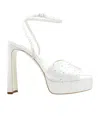 Jimmy Choo 125mm Karli Sandals In White
