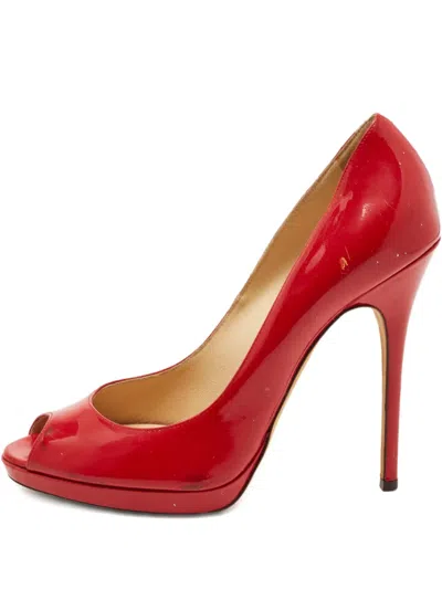 Pre-owned Jimmy Choo 125mm Leather Heeled Pumps