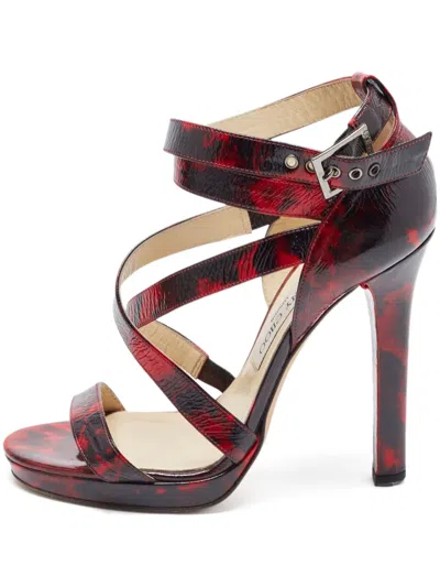Pre-owned Jimmy Choo 125mm Tortoiseshell-effect Sandals
