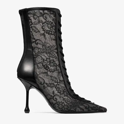 Jimmy Choo Scarlett Ankle Boots 95 In Black