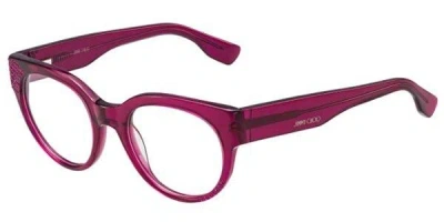 Jimmy Choo 136 Women's Glasses, Pink, Size 49