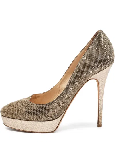 Pre-owned Jimmy Choo 140mm Leather Pumps