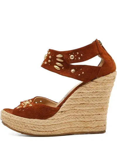 Pre-owned Jimmy Choo 140mm Suede Espadrilles