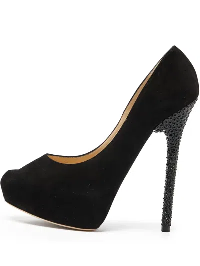 Pre-owned Jimmy Choo 150mm Ellis Suede Platform Pumps