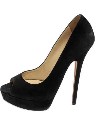 Pre-owned Jimmy Choo 150mm Suede Heeled Pumps