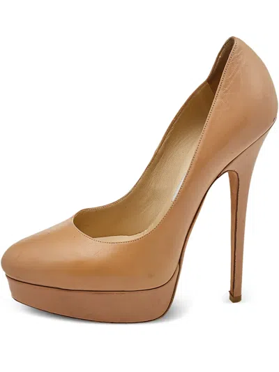 Pre-owned Jimmy Choo 155mm Leather Pumps