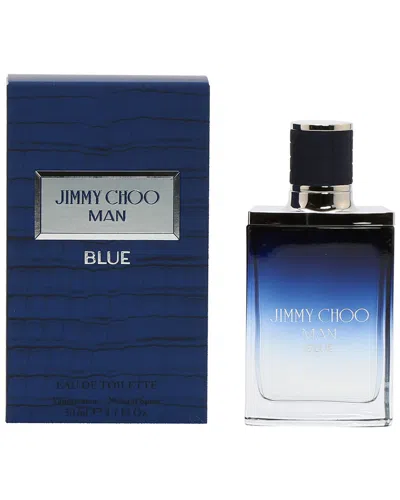Jimmy Choo 1.7oz Blue Eau De Toilette Spray In Transparent