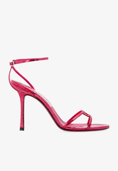 Jimmy Choo 1998 Leo 115 Sandals In Pink