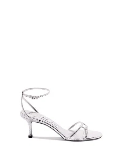 Jimmy Choo `1998 Leo 65` In Silver