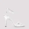 Jimmy Choo 1998 Leo Candy Wrap Leather In Silver
