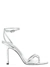 Jimmy Choo 1998 Leo Sandals In Silver