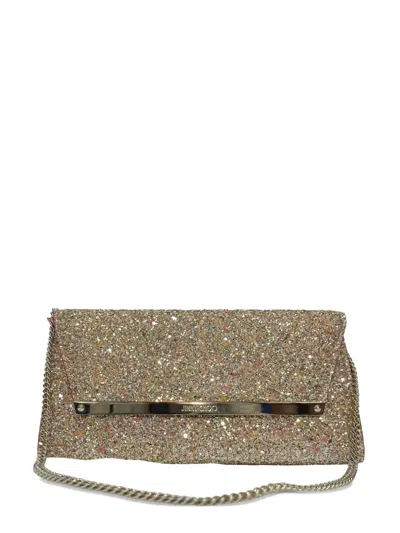 Pre-owned Jimmy Choo 2020 Margot Chain Clutch Bag In Silver