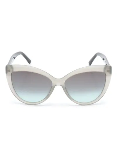 Pre-owned Jimmy Choo 2020s Sinnie Sunglasses In White