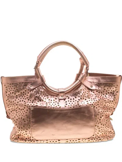 Pre-owned Jimmy Choo 2024 Star Laser Cut Shoulder Bag In Pink