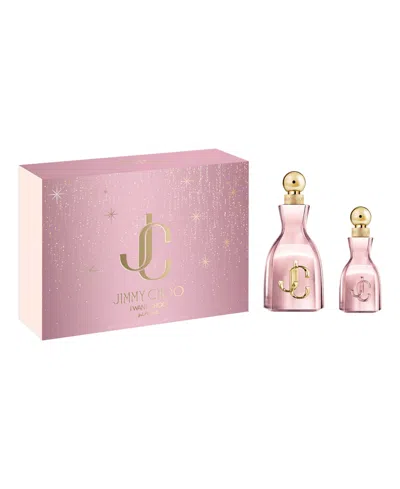 Jimmy Choo 2-piece I Want Choo With Love Eau De Parfum Spray Gift Set In Pink
