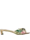 Jimmy Choo Annika 35 Leather Mule In Multi
