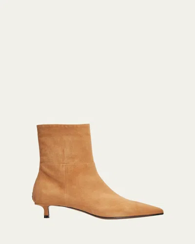 Jimmy Choo 35mm Lory Suede Ankle Boots In Brown