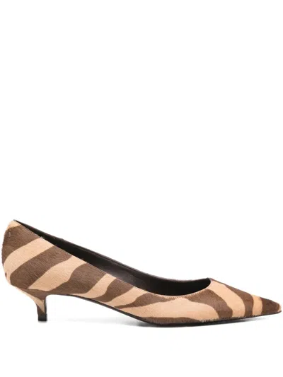 Jimmy Choo Amelia 35 Zebra Print Pony Pumps In Animal Print