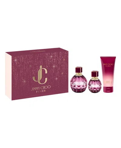 Jimmy Choo 3-piece Fever Eau De Parfum Spray Gift Set In Multi