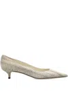 Jimmy Choo 40mm Amelia Snakeskin Pointed-toe Pumps In Animal Print