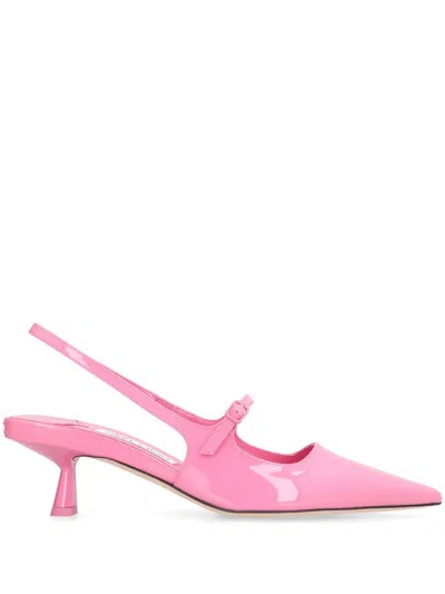 Jimmy Choo Didi Patent Leather Slingback Pumps In Pink