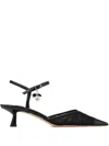 Jimmy Choo 45mm Aren Heeled Pumps In Black