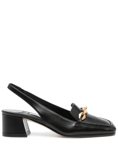 Jimmy Choo Black Diamond Tilda Sling Back 45 Heels