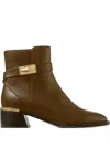 Jimmy Choo 45mm Diantha Ankle Boots In Brown