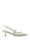 Jimmy Choo Didi 45 Embroidered Slingback Pumps In Brown