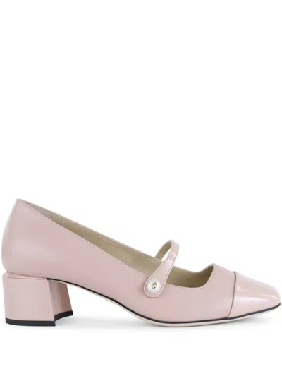 Jimmy Choo 45mm Elisa Pumps In Pink