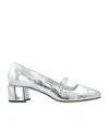 Jimmy Choo 45 Elisa Square Toe Pumps In White