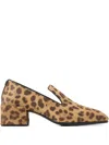 Jimmy Choo Eliot Slipper 45 Leopard-print Calf Hair Pumps In Animal Print