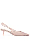 Jimmy Choo 50mm Amel Crystal-embellished Pumps In Pink