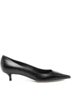 Jimmy Choo 50mm Amelia Pointed-toe Kitten-heel Pumps
