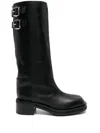 Jimmy Choo Brooklyn 50 Leather Knee-high Boots In Black