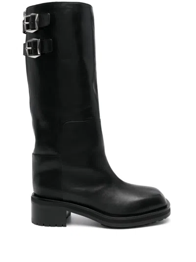 JIMMY CHOO 50MM BROOKLYN BOOTS - WOMEN'S - LEATHER