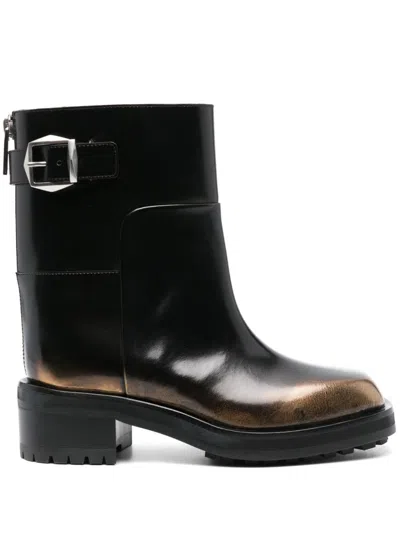 Jimmy Choo Brooklyn Leather Boots In Multicolor