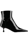Jimmy Choo 50mm Cycas Pointed-toe Patent Leather Boots