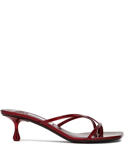 Jimmy Choo Etana Mule 50 Leather Sandal In Multi