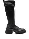 Jimmy Choo 50mm Lune Boots In Black