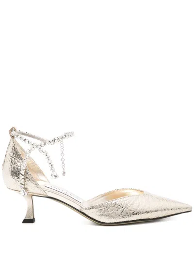 Jimmy Choo 50mm Stevie Pumps In Grey