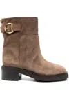 Jimmy Choo Brooklyn 50 Suede Ankle Boots In Brown