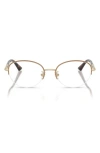 Jimmy Choo 51mm Oval Optical Glasses In Blue